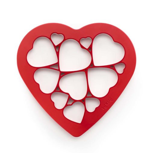 LEKUE Cookie Puzzle Hearts Cookie Cutter